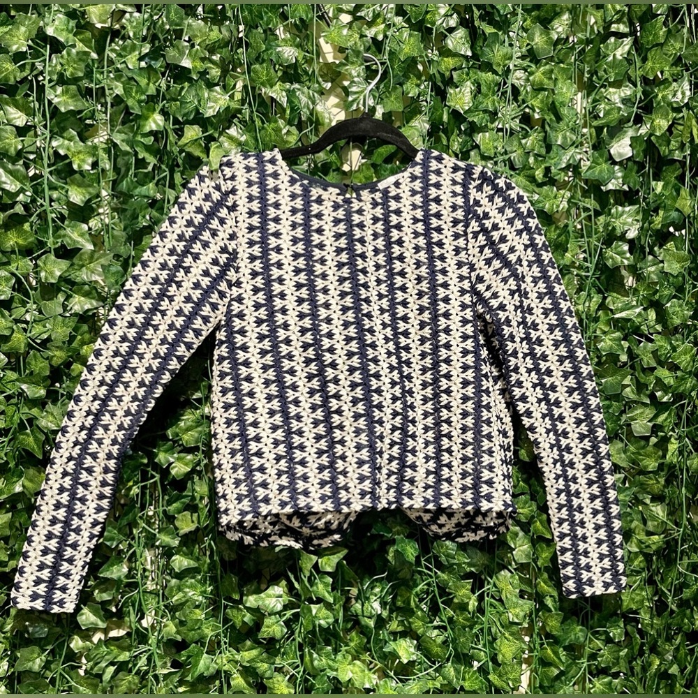 Zara Open Back Blouse